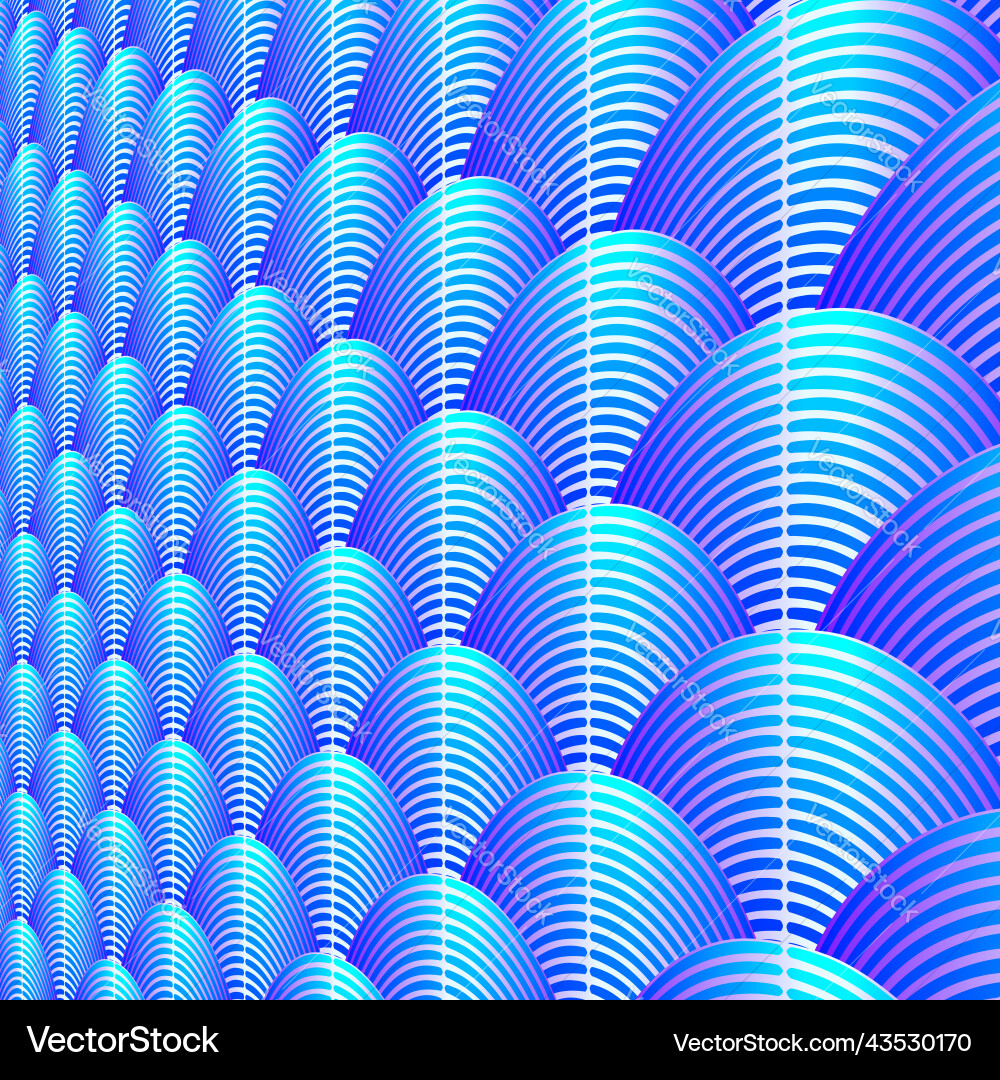 Feather styled background with curved lines Feather styled background with curved lines vector image