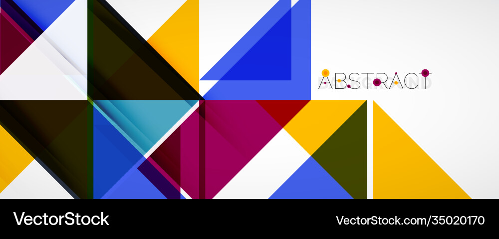 Geometric abstract background techno color Geometric abstract background techno color vector image