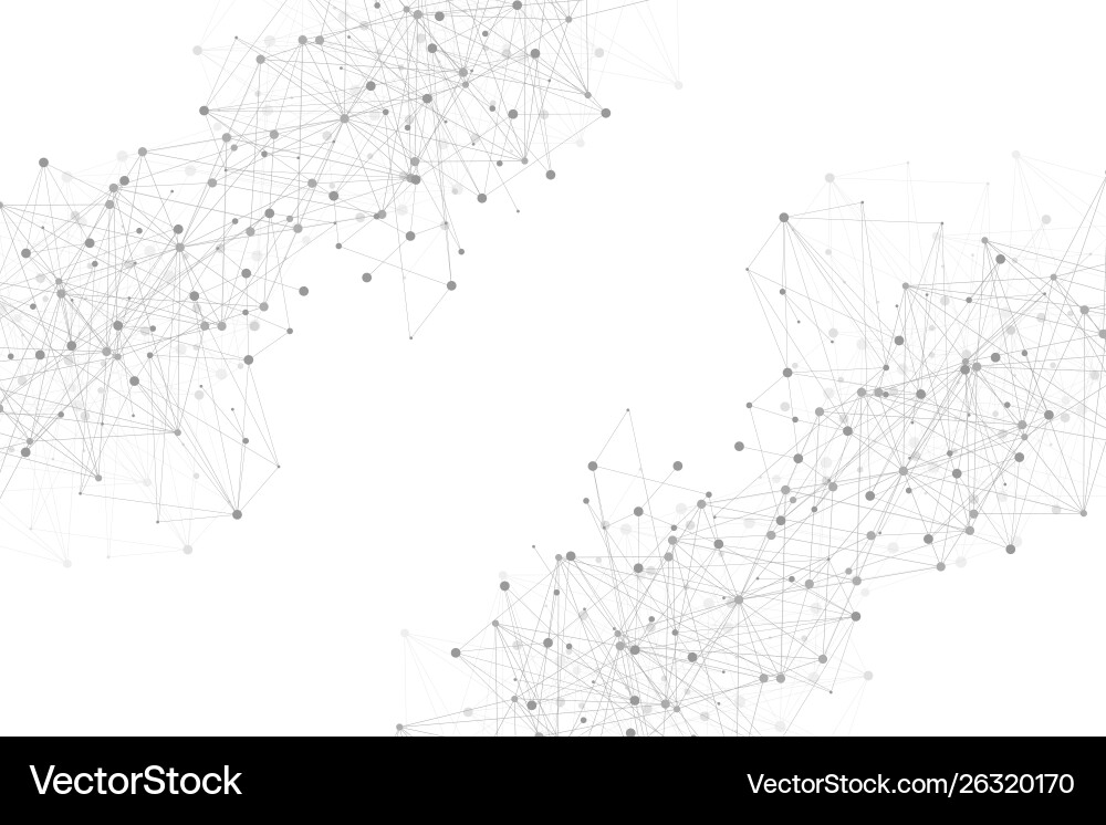 Geometric abstract background with connected line Geometric abstract background with connected line vector image