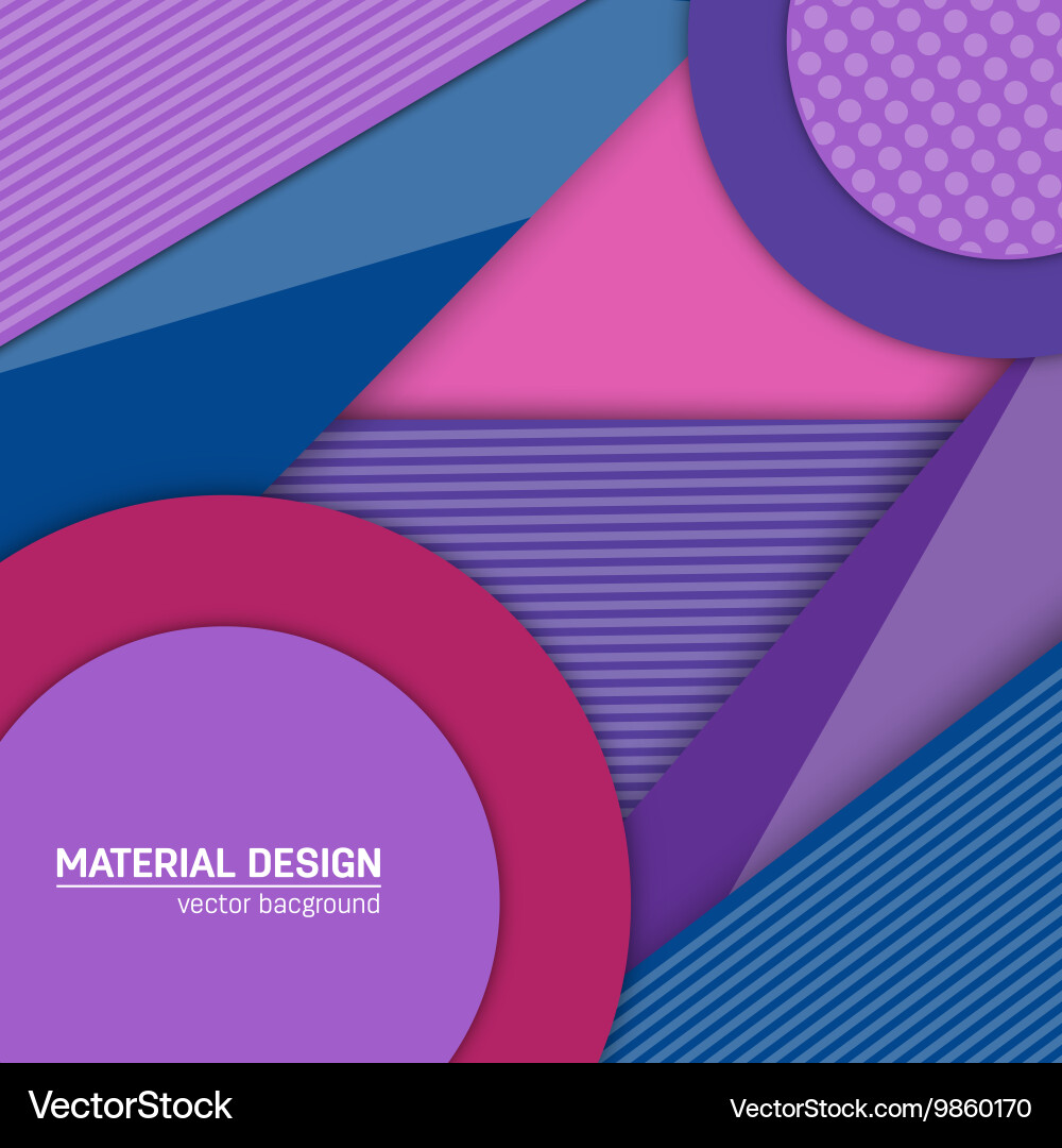 Material design background abstract vector image