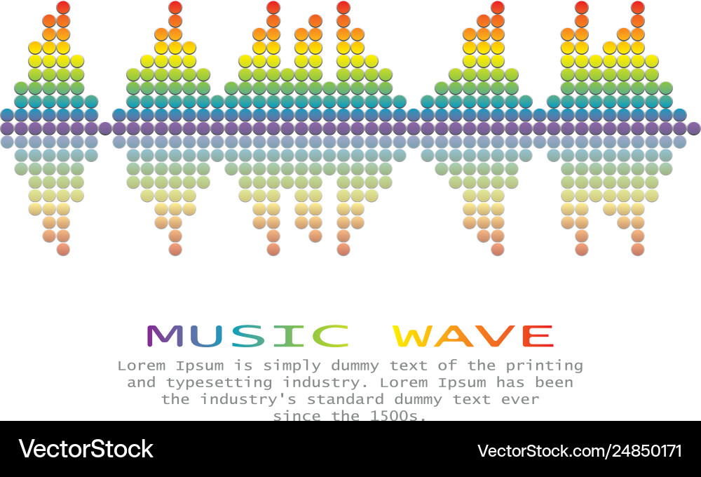 Abstract banner color dots with shadows Vector Image