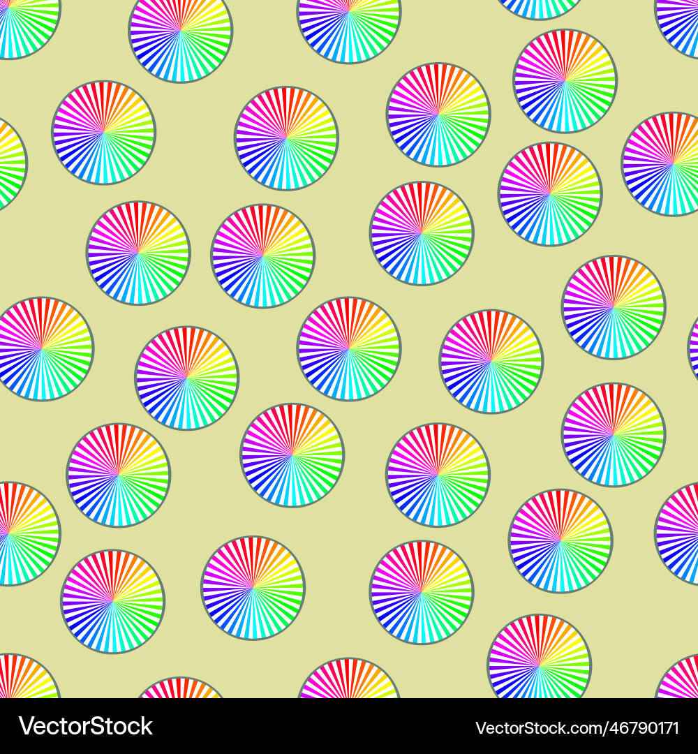 Circles pattern vector image