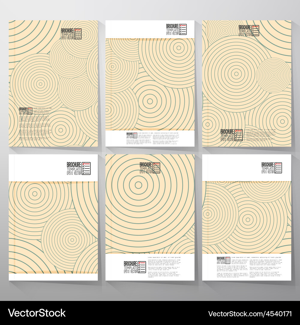 Geometric Circle Pattern Background Vector Image