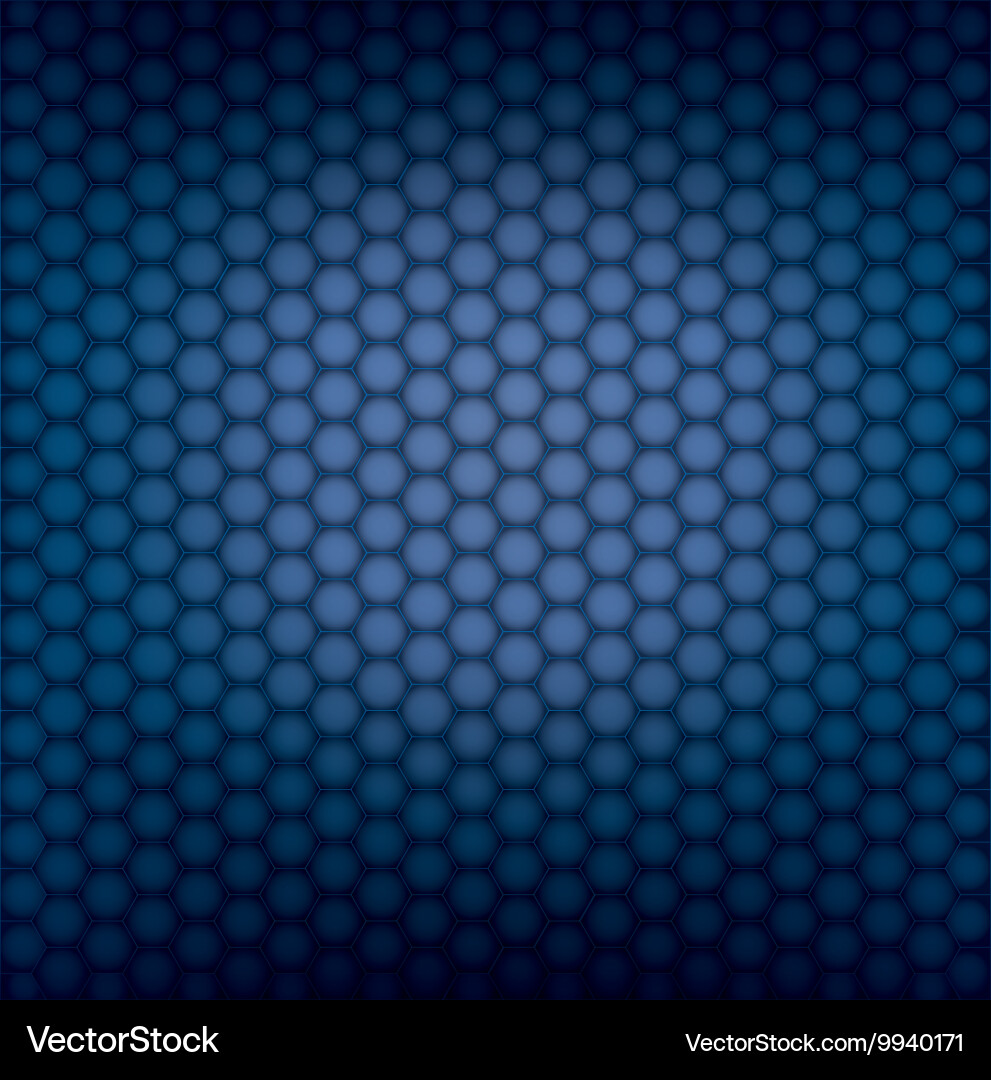 Geometric pattern of hexagons vector image