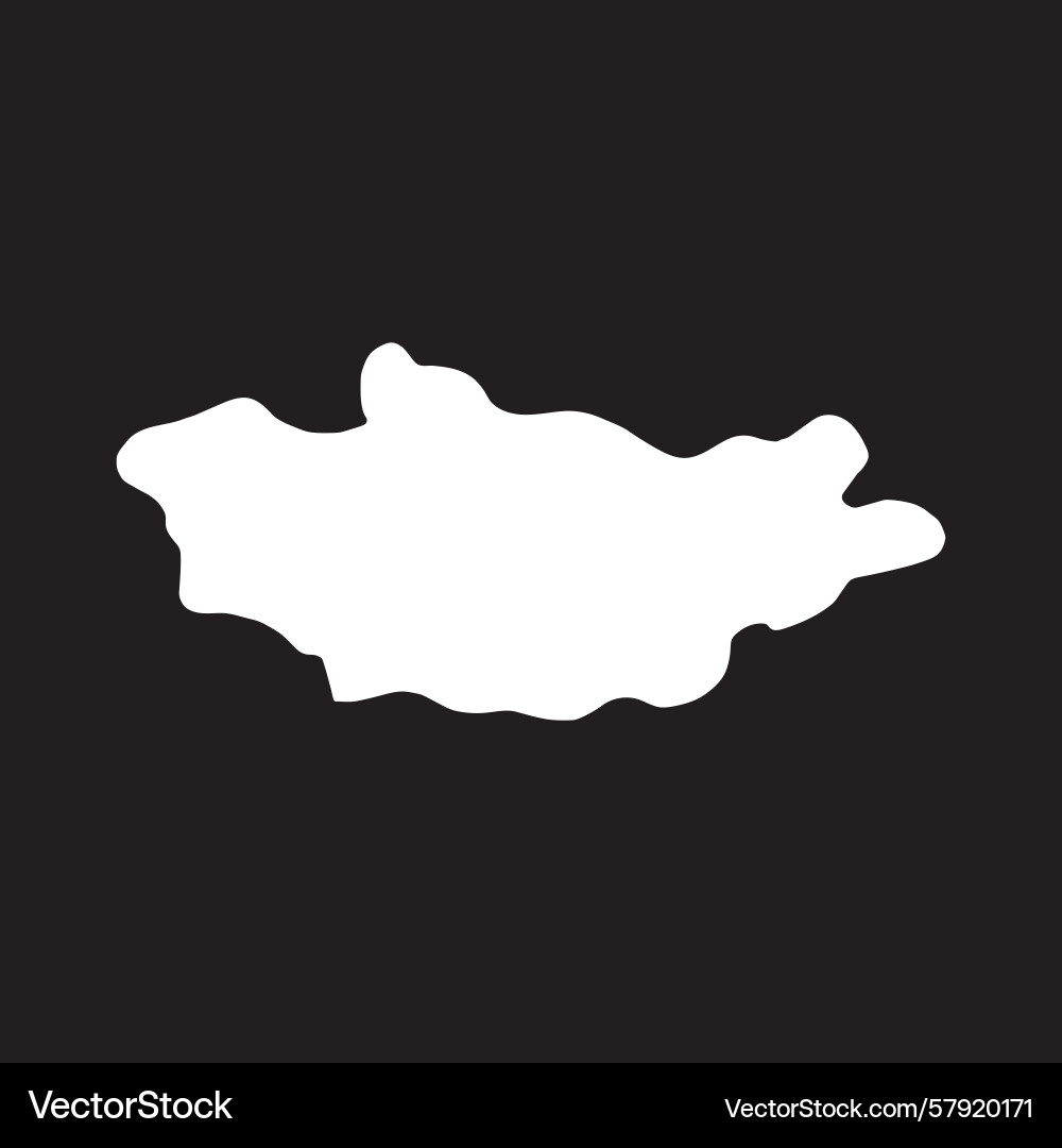 Mongolia map icon Vector Image