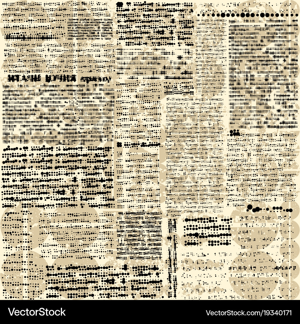 Retro Newspaper Texture – Royalty-Free Vector | VectorStock, image size:1000x1080