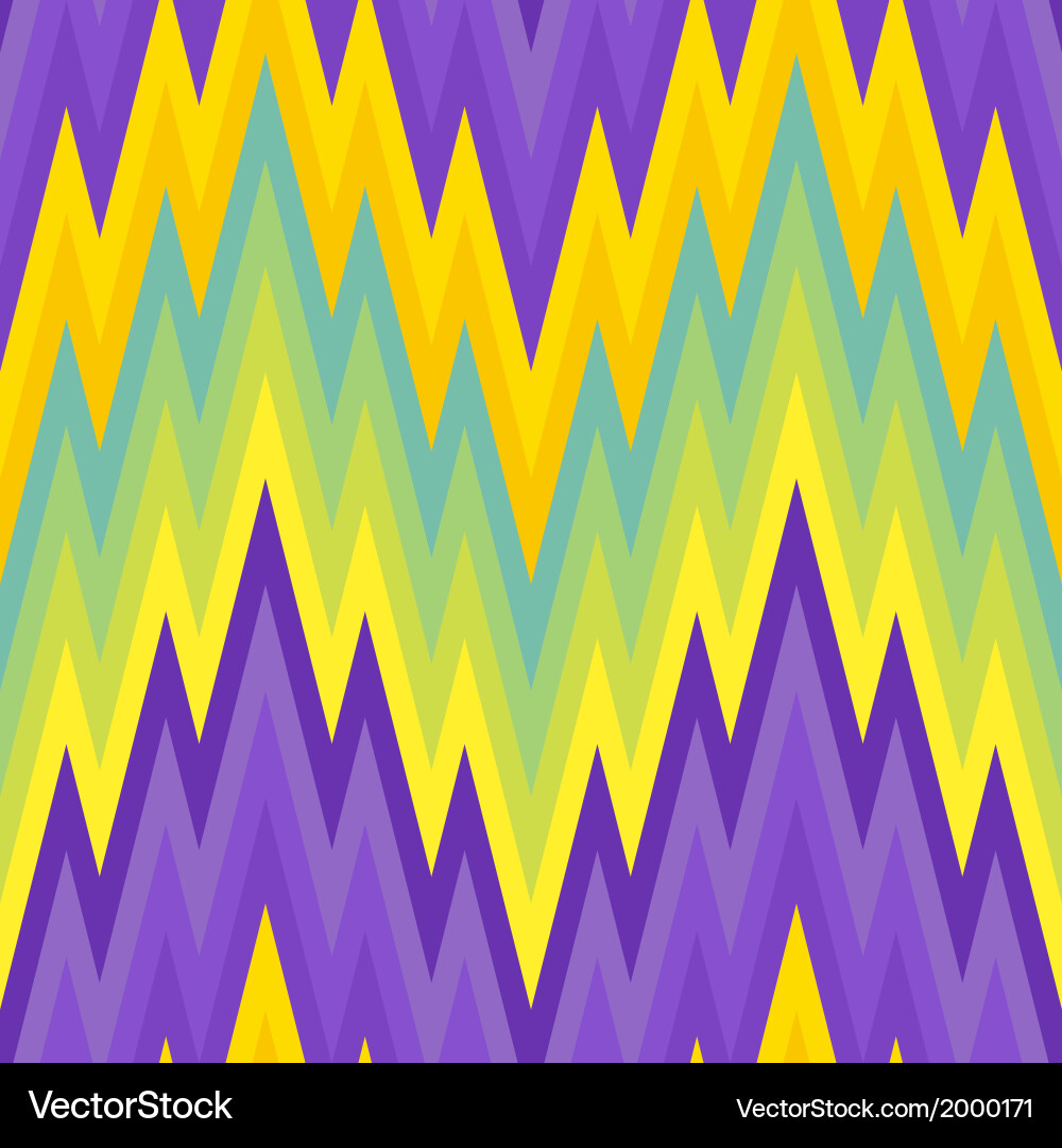Retro Zigzag Stripe Pattern Vector Image