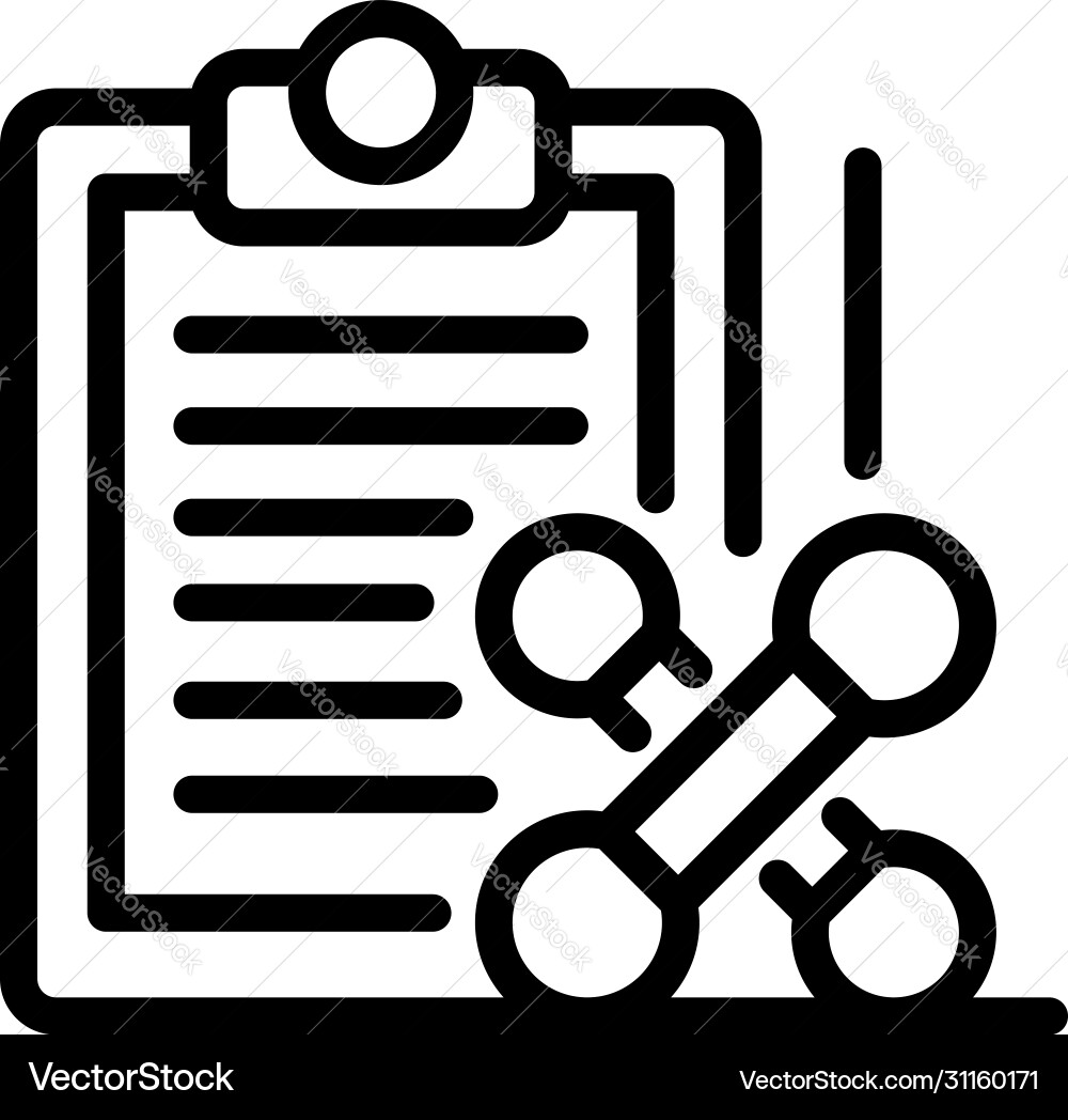 Training program icon outline style Training program icon outline style vector image