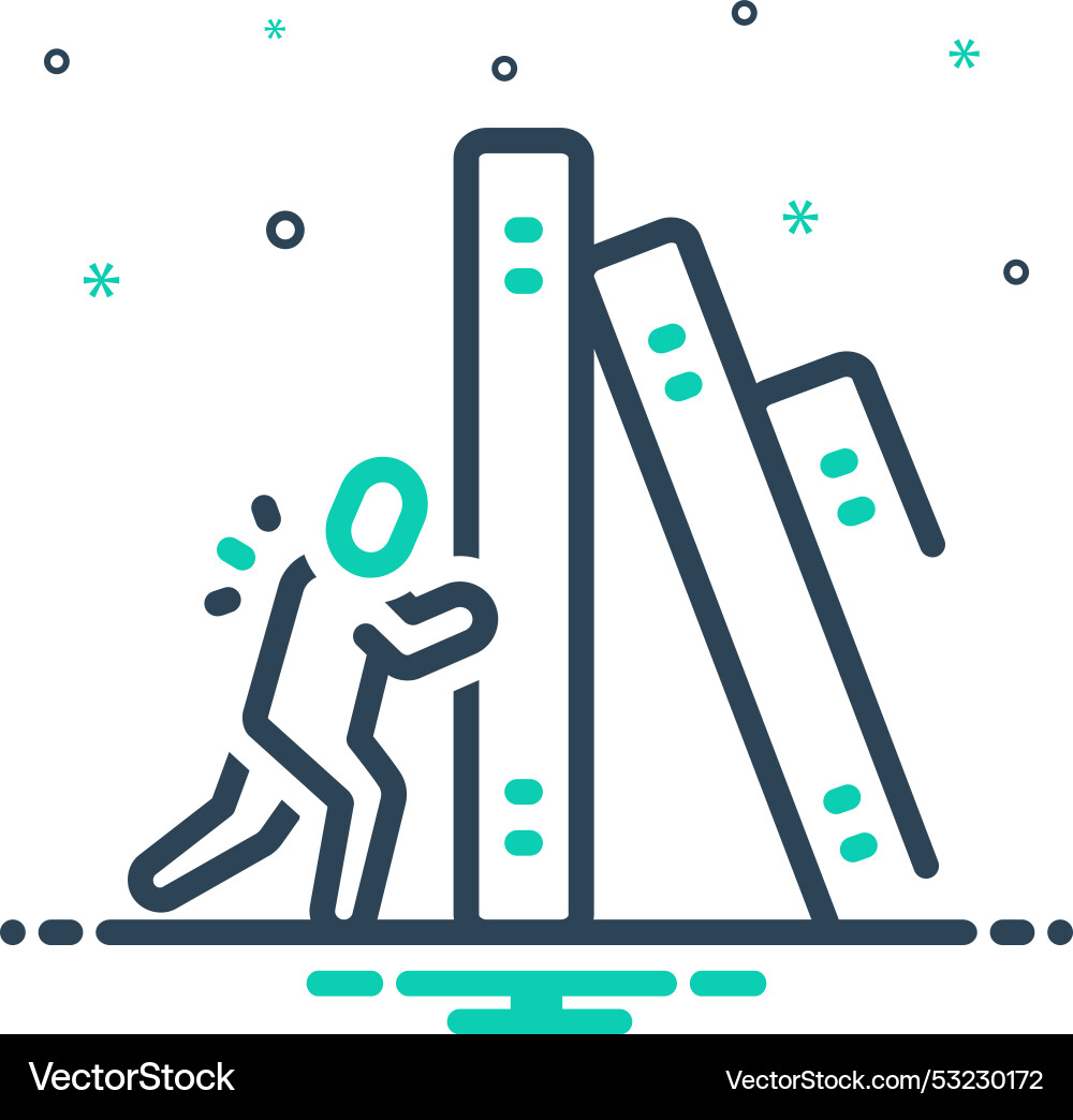 Difficulty Vector Image