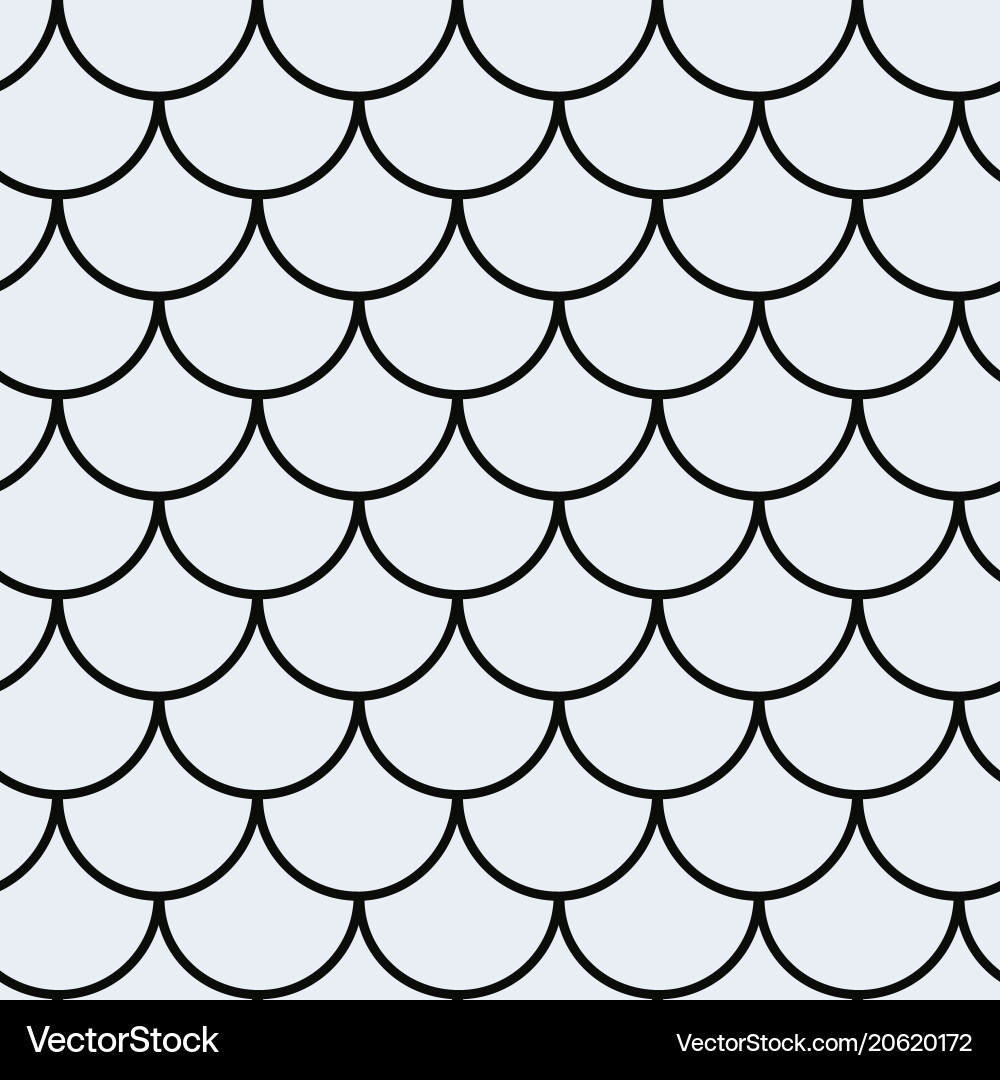 Fish scale seamless pattern Fish scale seamless pattern vector image