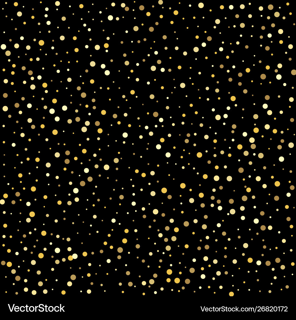 Gold dots on a white background abstract pattern Gold dots on a white background abstract pattern vector image