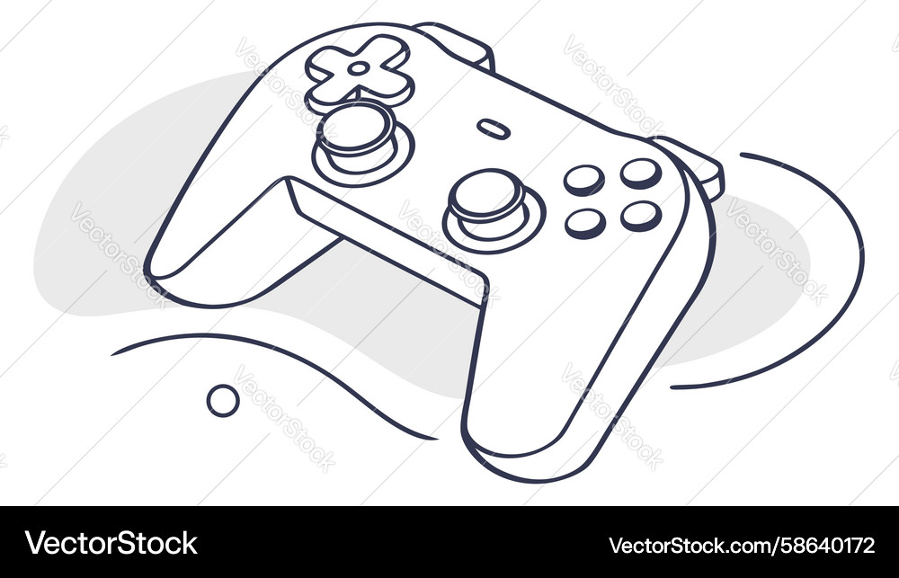 Modern Game Controller Vector Image