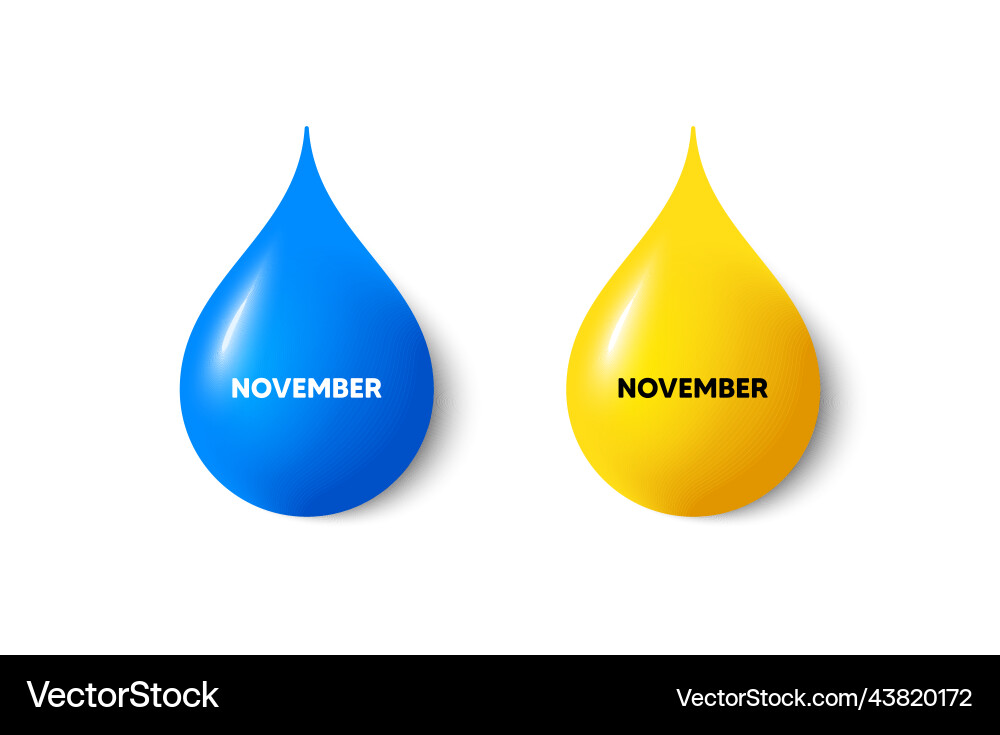 November month icon event schedule nov date Vector Image