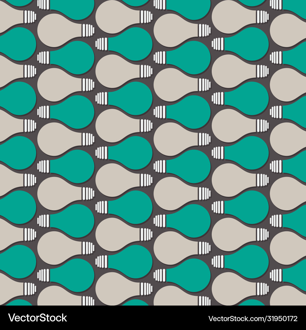 Retro bulb pattern background stock Retro bulb pattern background stock vector image
