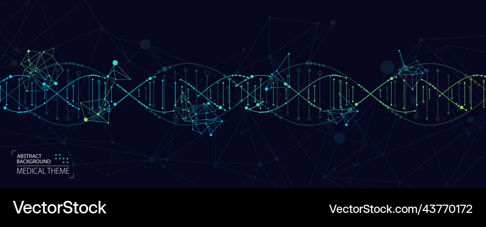 Science template abstract background with a 3d Science template abstract background with a 3d Vector Image