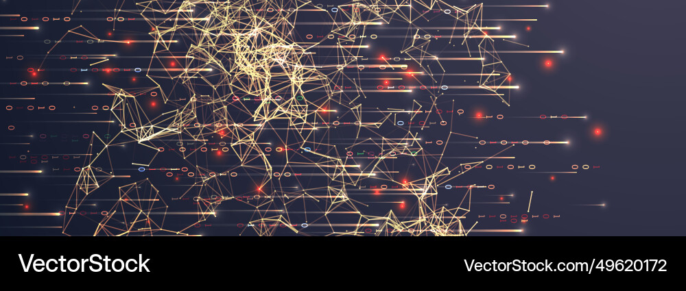 Technology background big data concept binary Technology background big data concept binary Vector Image