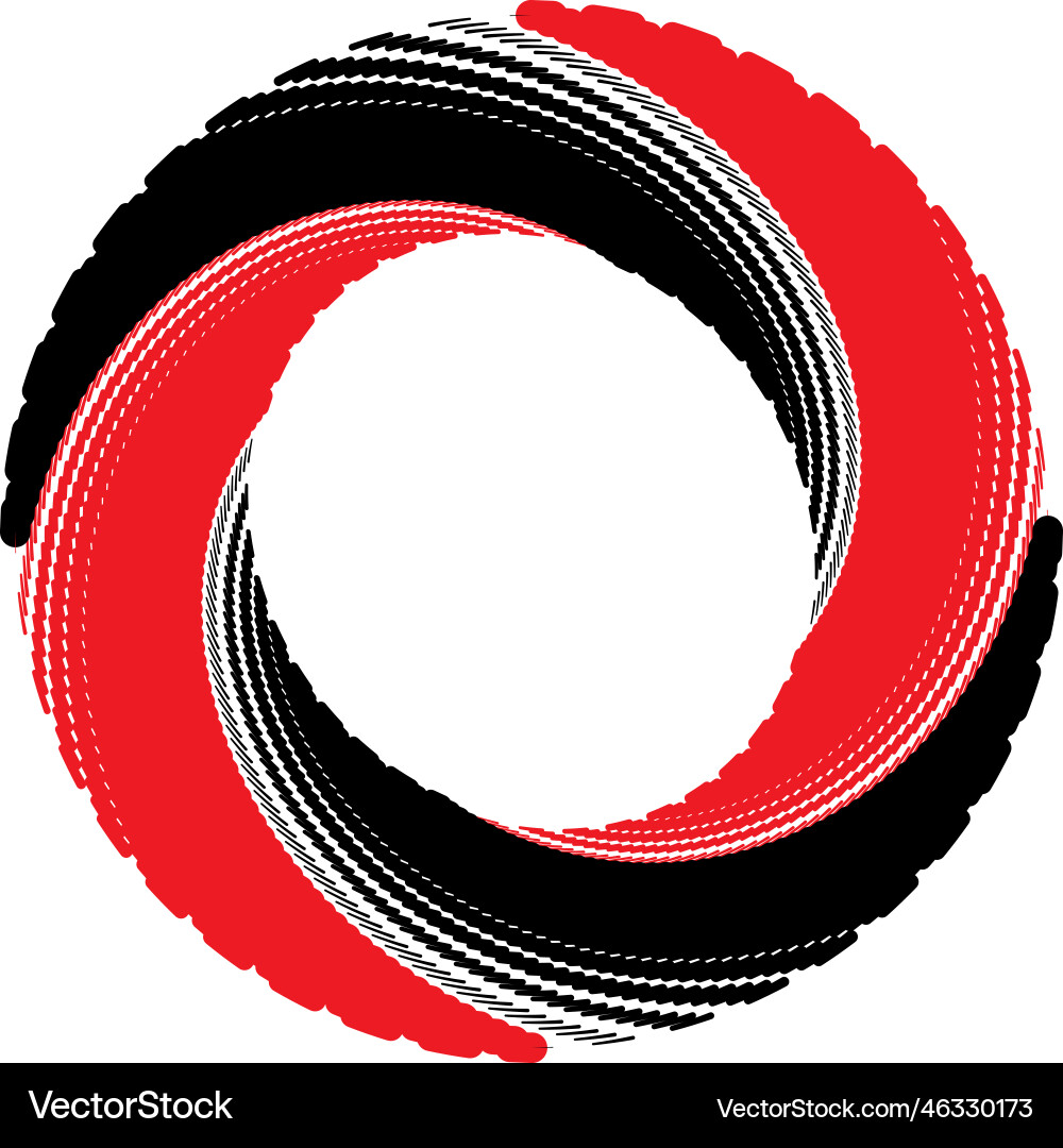 Dynamic abstract circle Vector Image