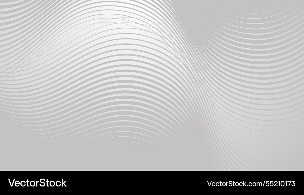Gray curve line abstract background for backdrop Vector Image