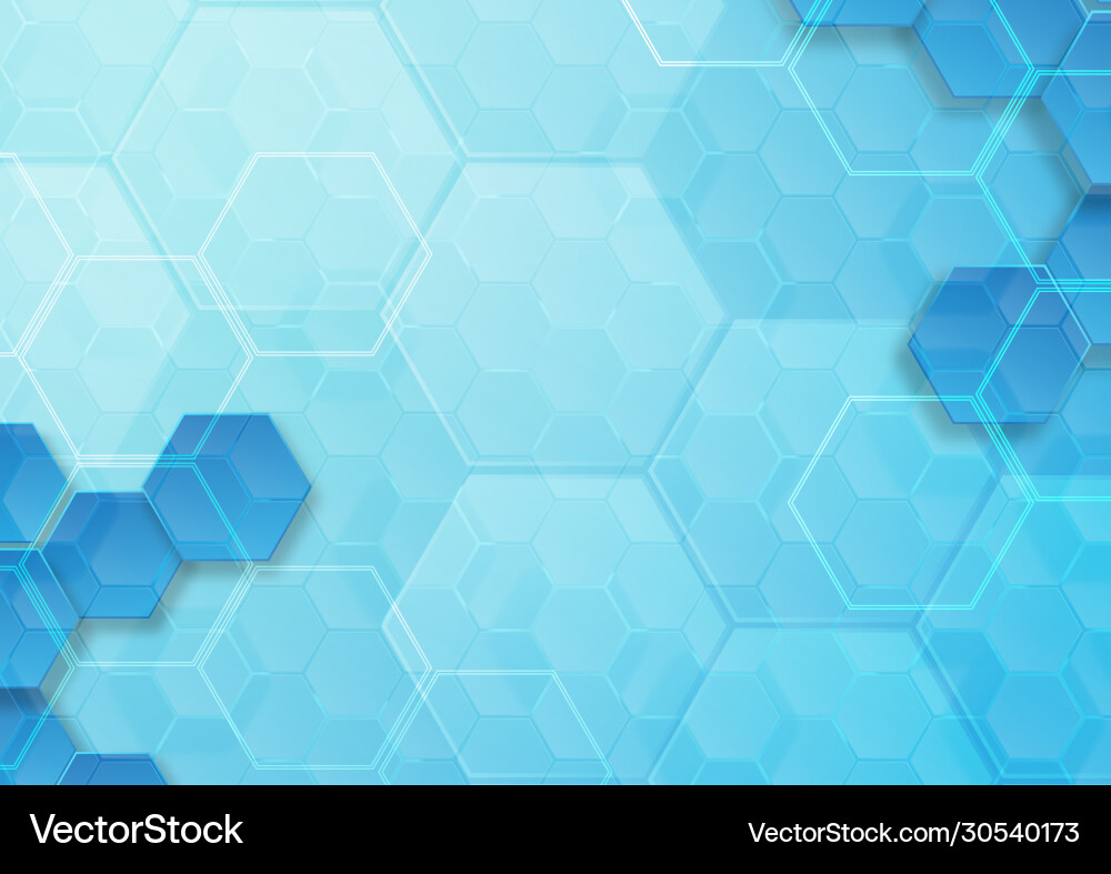 Pattern hexagon background abstract vector image