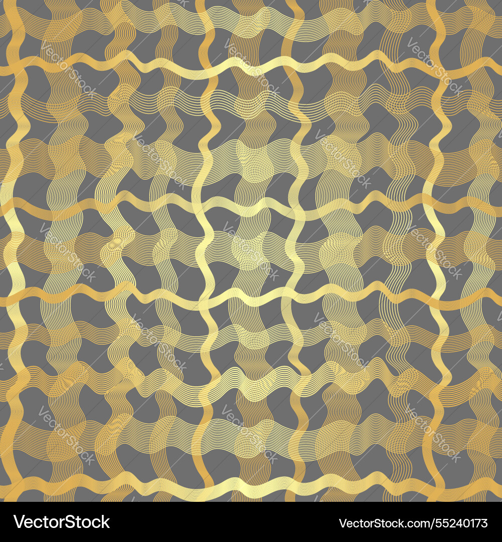 Seamless geometric pattern with golden gradient Seamless geometric pattern with golden gradient vector image