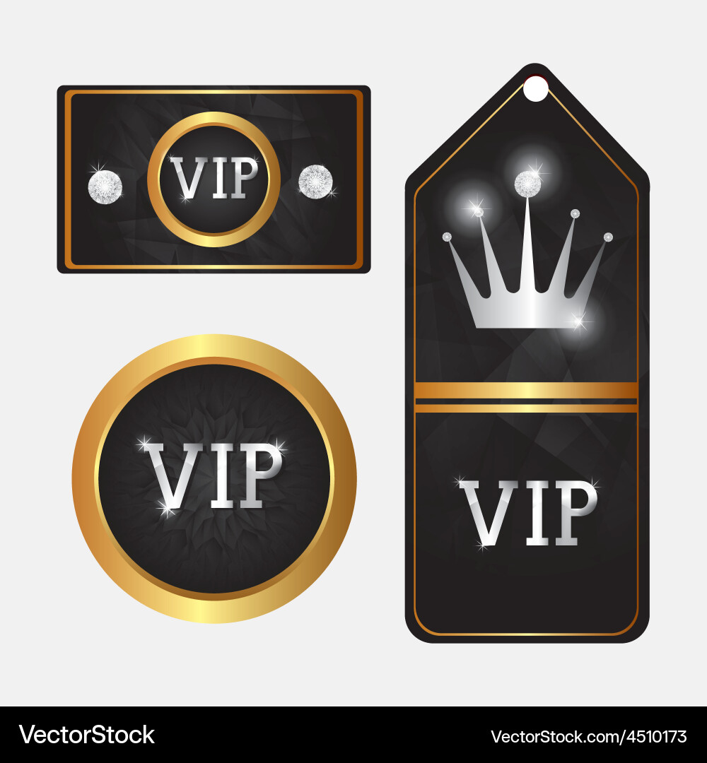 Vip design Royalty Free Vector Image - VectorStock