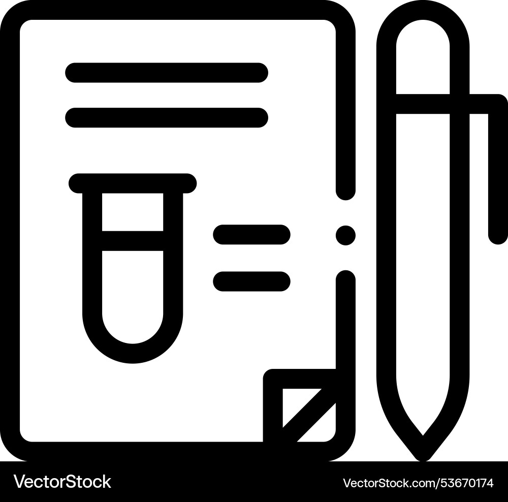 File icon thin linear style design isolated File icon thin linear style design isolated vector image