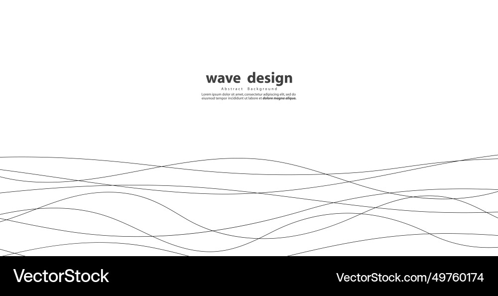 Hand drawn lines abstract pattern wave simple Hand drawn lines abstract pattern wave simple vector image
