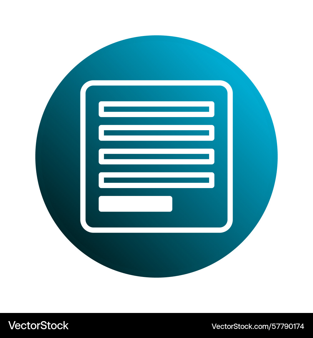 Minimalist form design symbolizing documentation Minimalist form design symbolizing documentation vector image