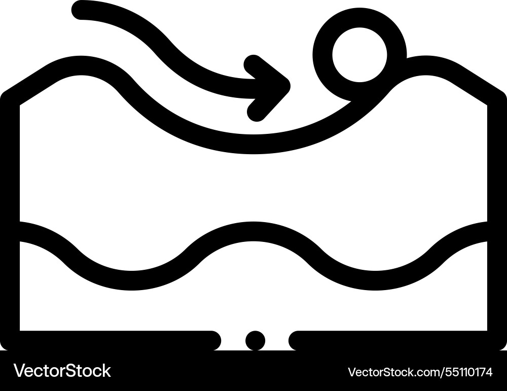 Motivation icon thin linear style design isolated Vector Image