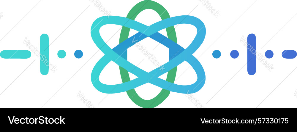 Abstract digital connections flowing data network vector image