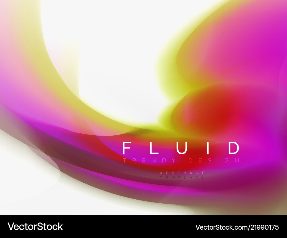 Background abstract color flow liquid design Background abstract color flow liquid design Vector Image