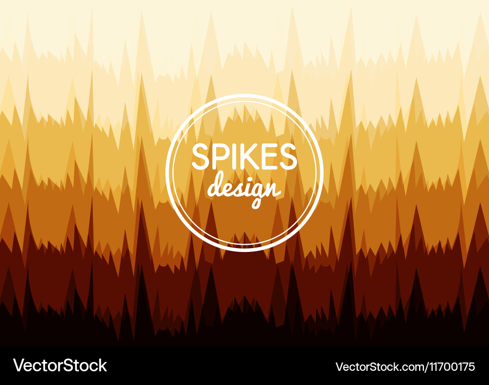 Background sharp spikes Vector Image
