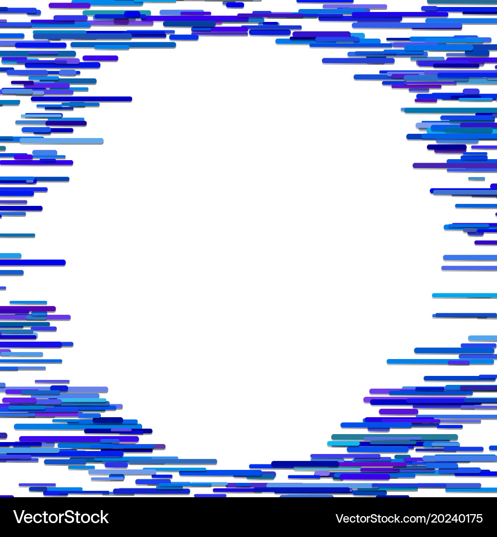 Blue abstract horizontal stripe background design vector image