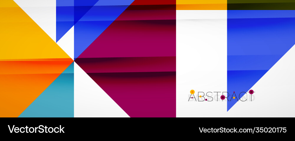 Geometric abstract background techno color Geometric abstract background techno color vector image