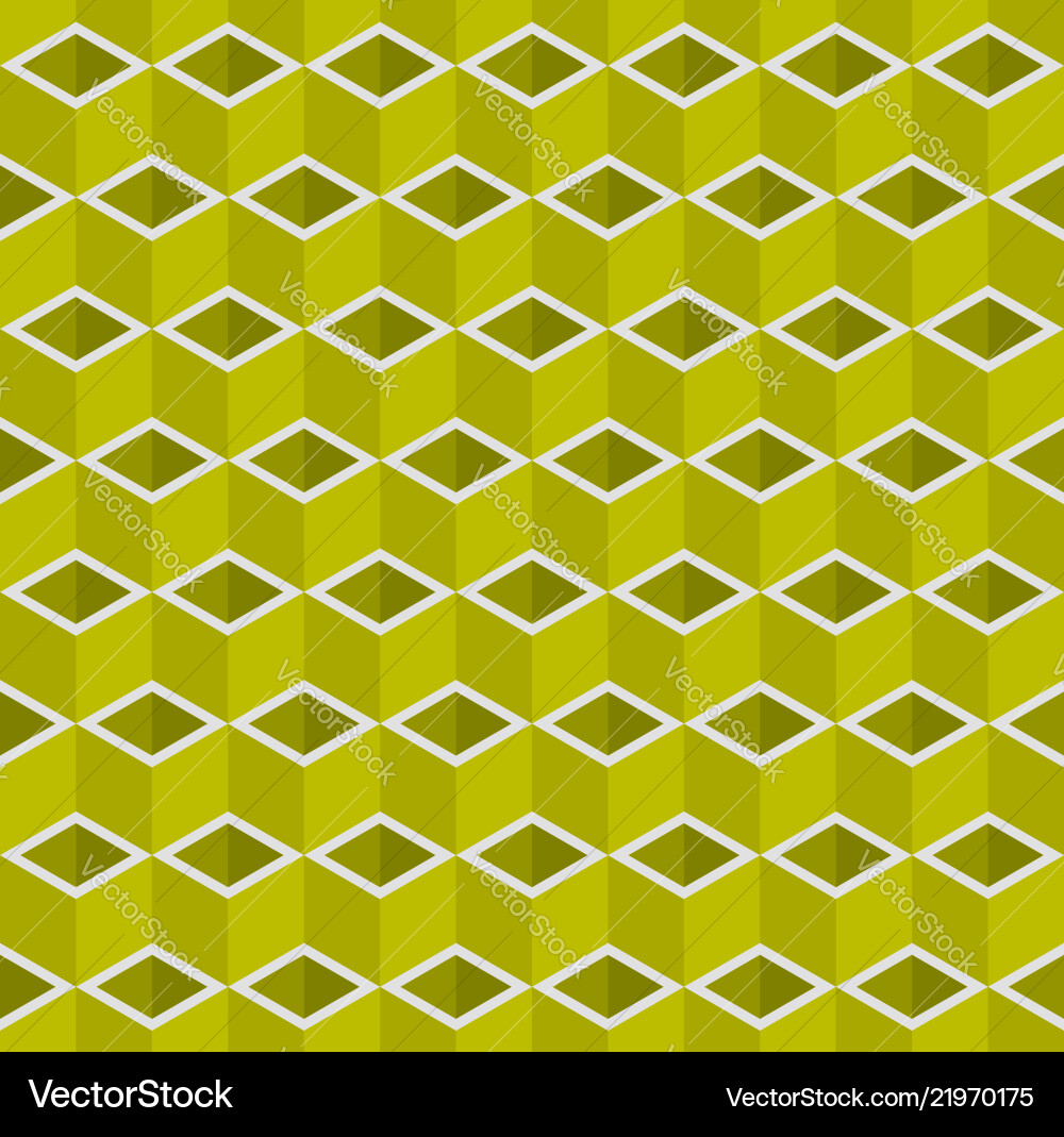 Geometric Cube Pattern Background vector image