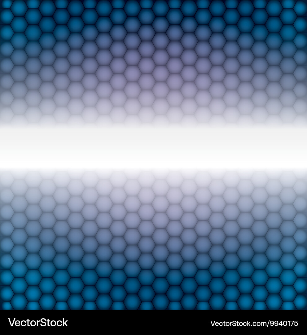 Geometric pattern of hexagons Vector Image