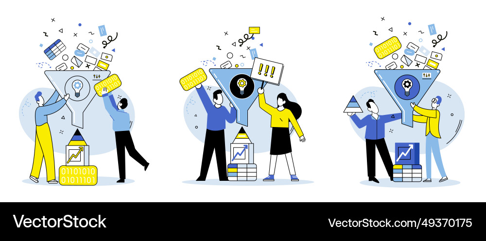 Machine learning the futuristic development Machine learning the futuristic development vector image