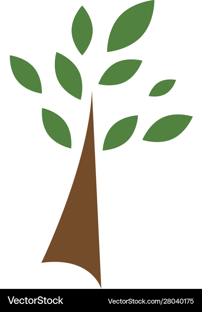 Tree icon design template isolated Tree icon design template isolated Vector Image