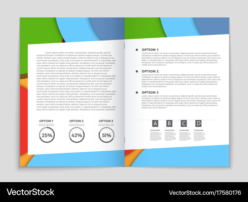 Abstract layout background set for art vector image
