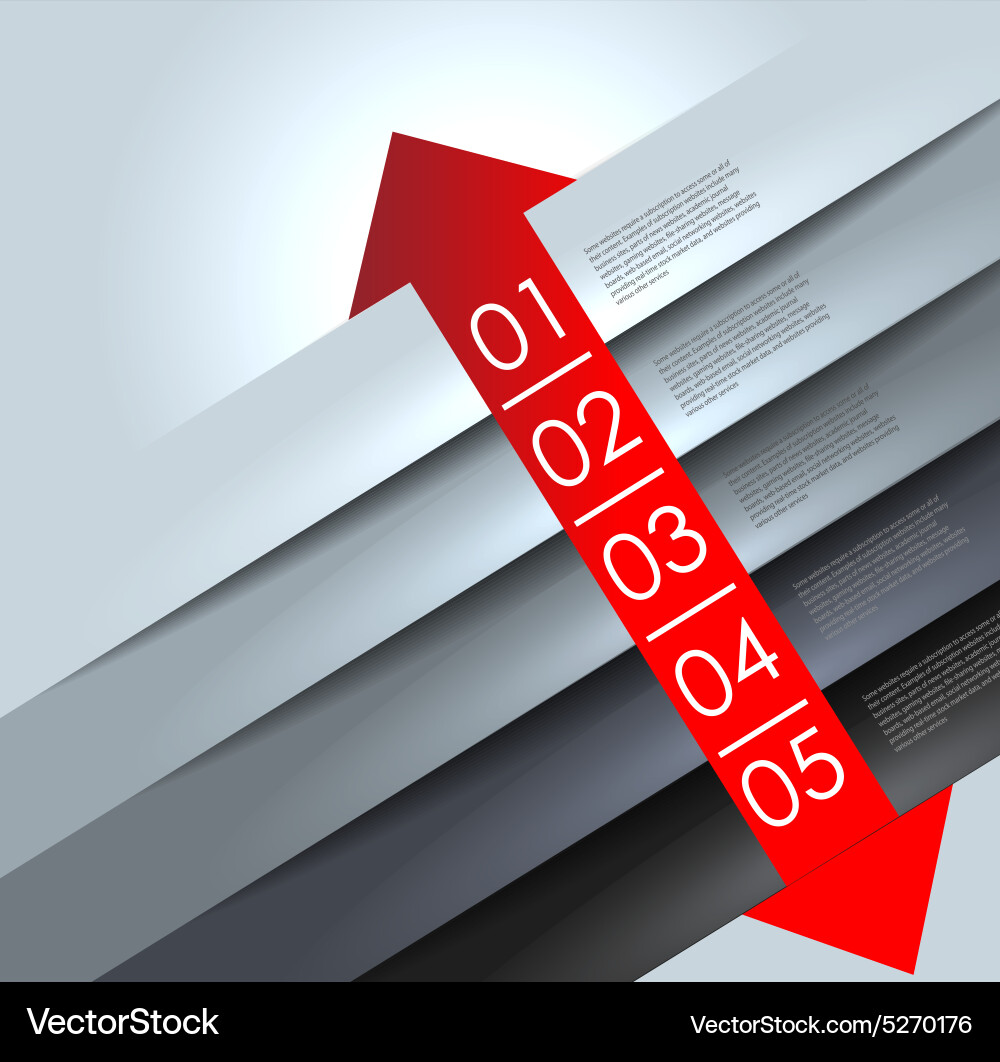 Abstract number line background vector image