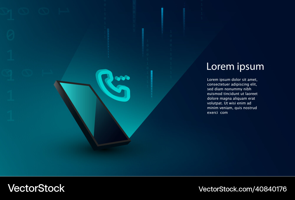 Application of smartphone with business graph Application of smartphone with business graph vector image