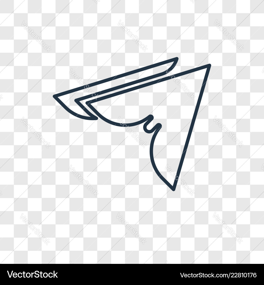 Cursor concept linear icon isolated Cursor concept linear icon isolated vector image
