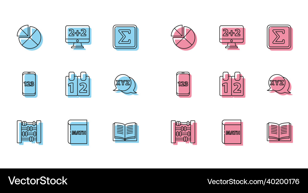 Set line graph schedule chart diagram triangle Set line graph schedule chart diagram triangle Vector Image