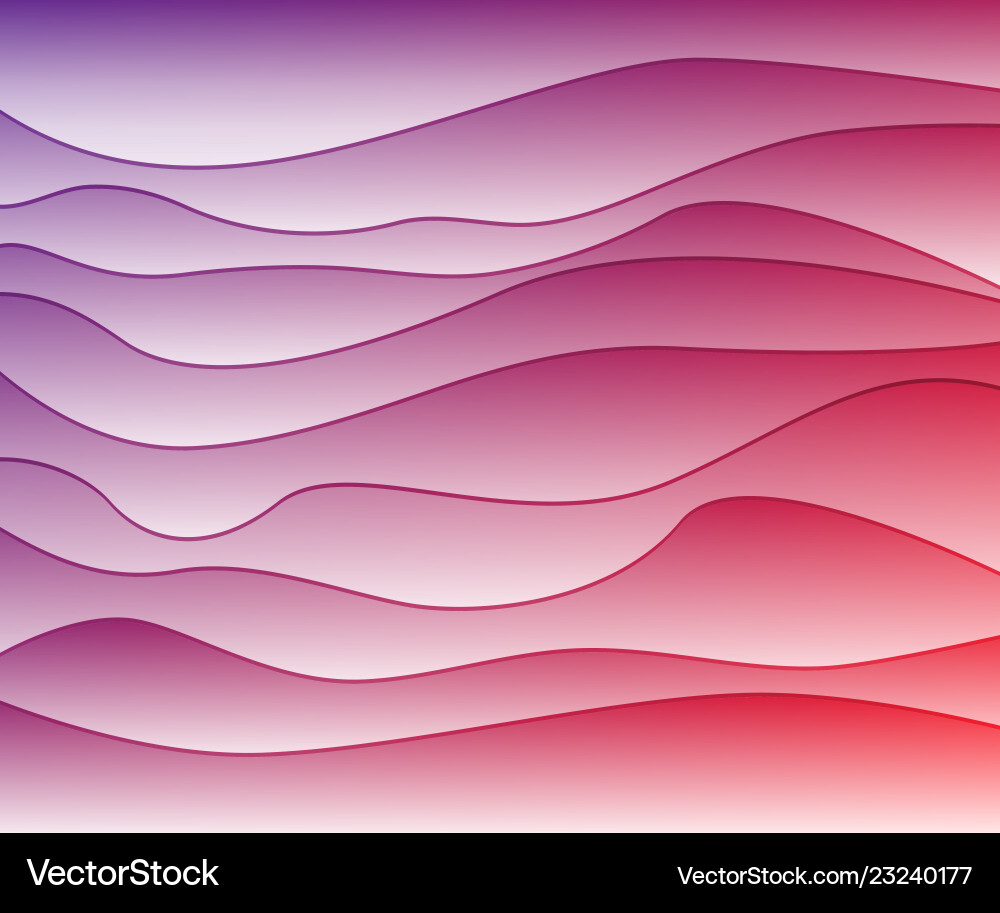 Abstract background with waves vector image