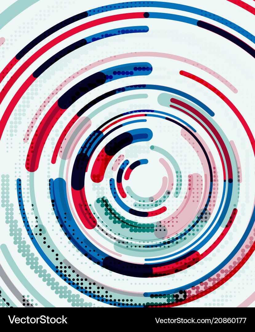 Circular lines circles geometric abstract Circular lines circles geometric abstract Vector Image