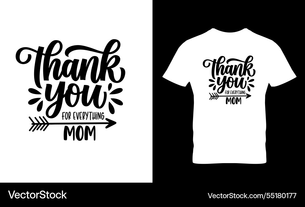 Create elegant typography for mothers day Vector Image