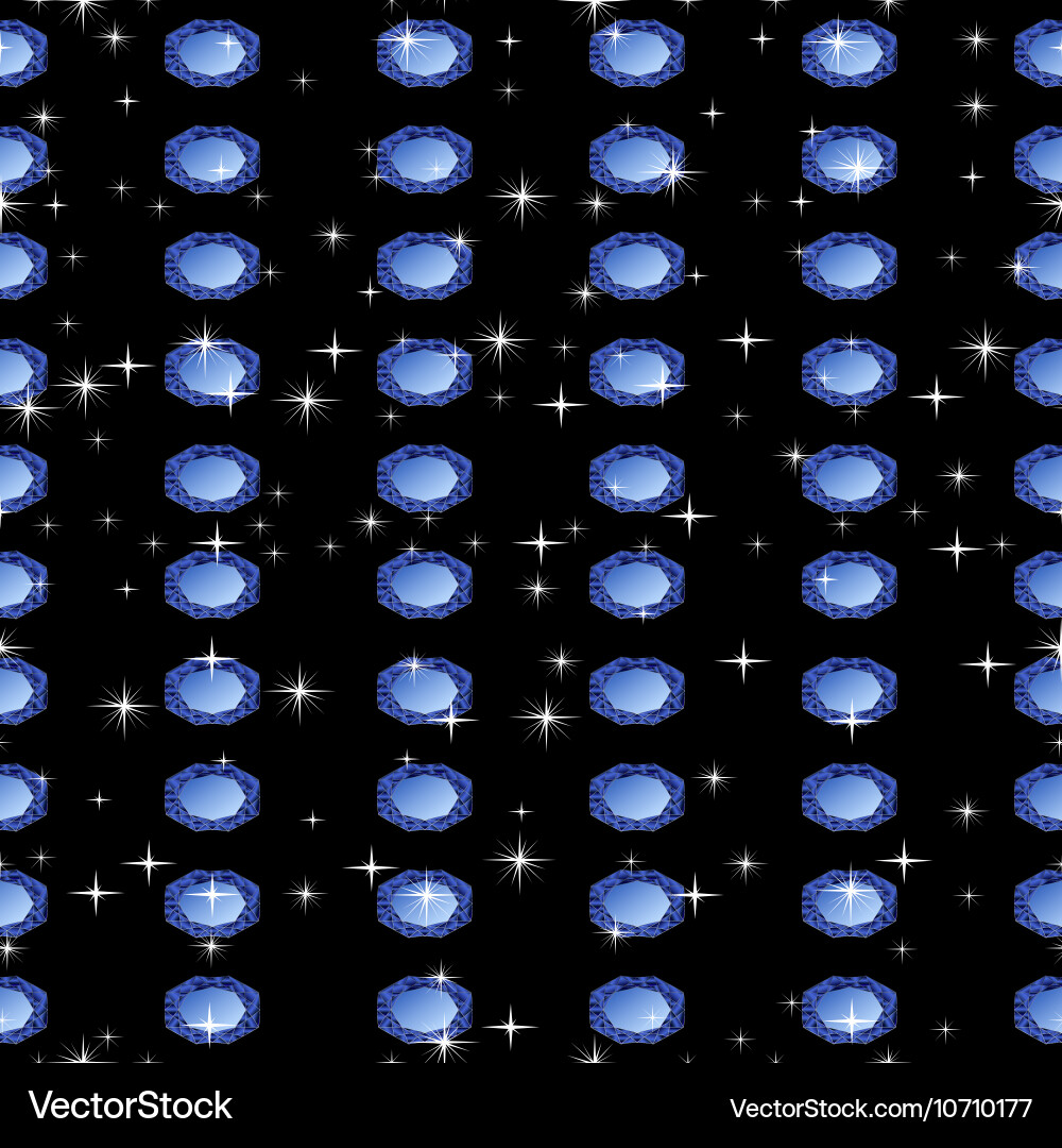 Diamonds seamless pattern Royalty Free Vector Image