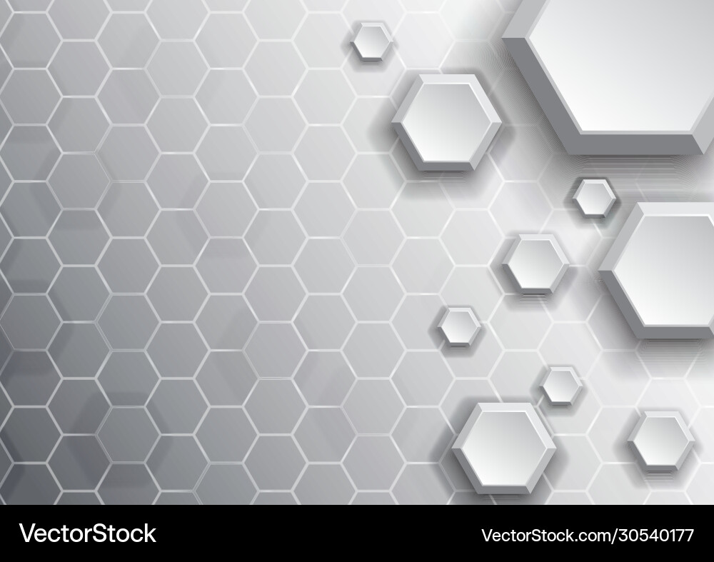Pattern hexagon background abstract Vector Image