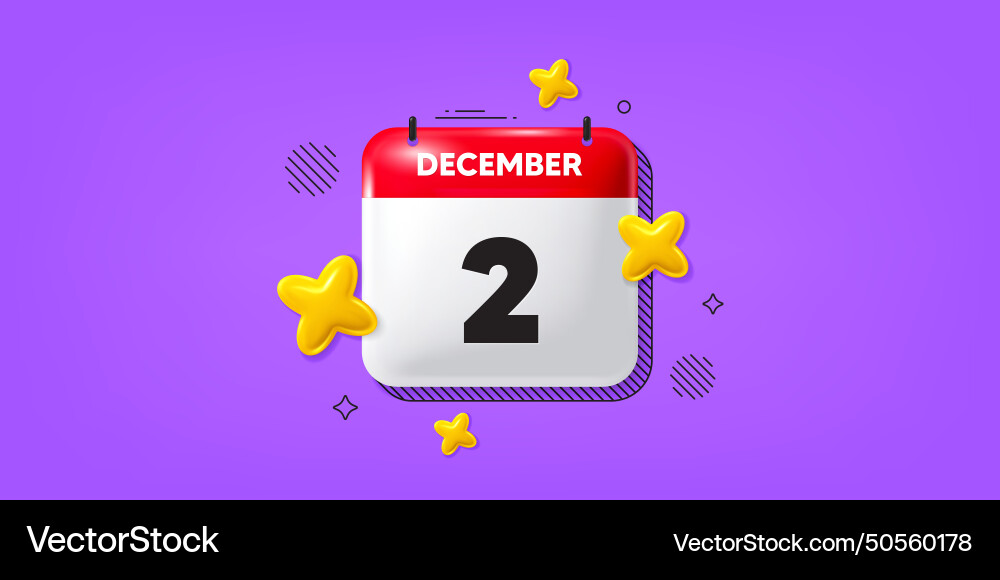 2nd day of the month icon event schedule date 2nd day of the month icon event schedule date vector image