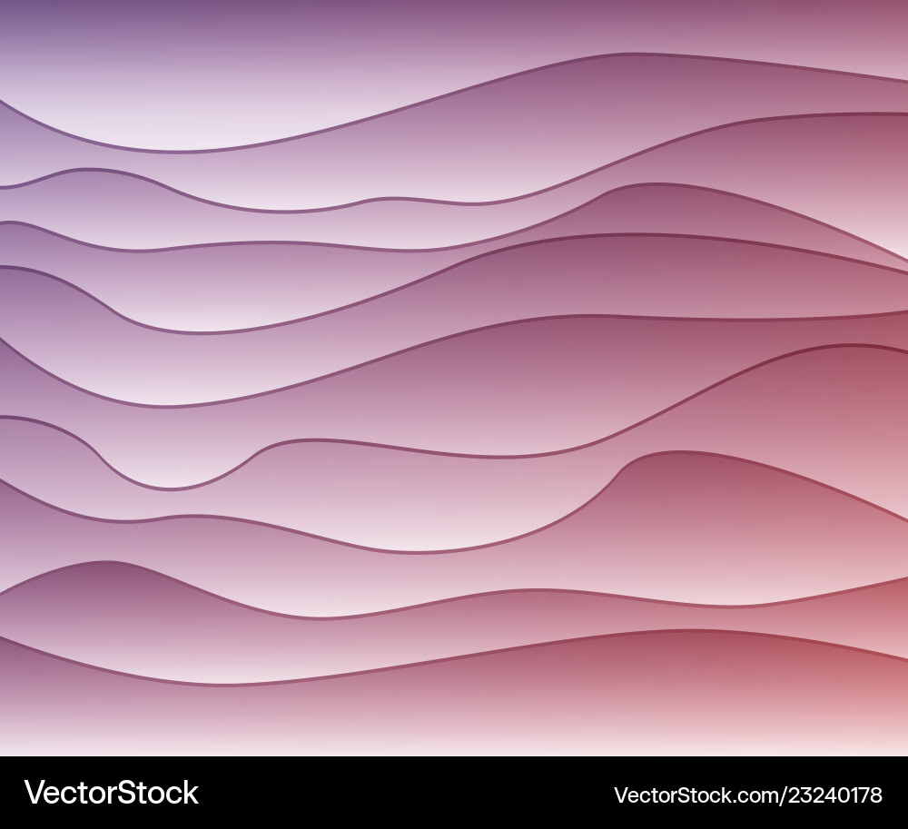 Abstract background with waves vector image